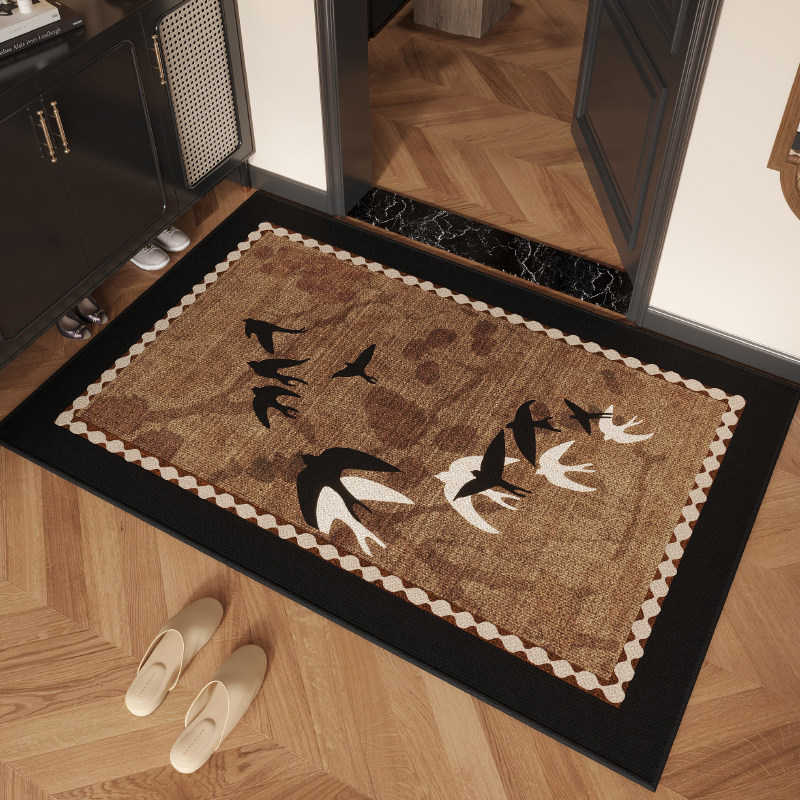 复古入户门地垫家用防滑门垫大门口轻奢进门耐脏蹭土脚垫玄关地毯,淘宝优惠券,粉丝福利购,淘宝优惠卷