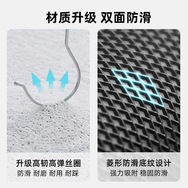 可爱卡通入户地垫丝圈耐磨防滑脚踏垫子客厅玄关门口进门除尘免洗,淘宝优惠券,粉丝福利购,淘宝优惠卷