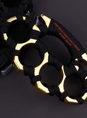 四指指虎拳套合法防身武器铁拳头打架自卫神器加厚戒指环玻纤拳扣