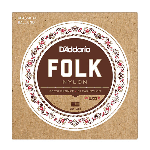 daddario达达里奥民谣专用尼龙弦线全套木吉他琴弦一套古典不生锈 - 图1