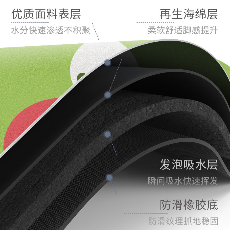 大江厨房台面沥水垫子碗盘干燥垫酒茶台吸水杯子垫免洗隔热垫可爱,淘宝优惠券,粉丝福利购,淘宝优惠卷