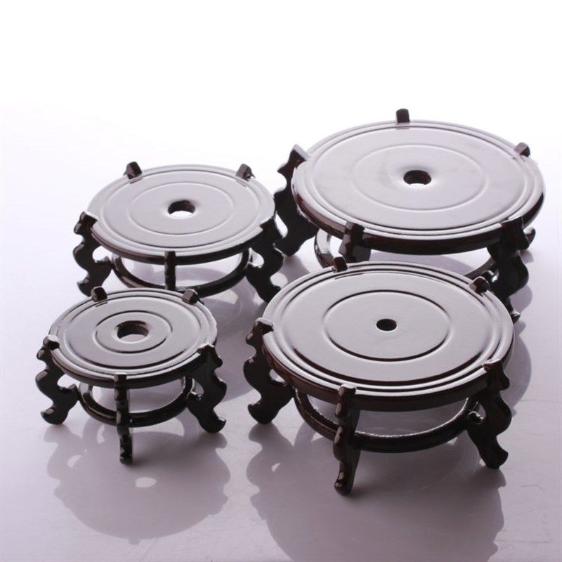 奇石底座花盆工艺品底座鱼缸花瓶底座架子酒坛架圆形塑料花架,淘宝优惠券,粉丝福利购,淘宝优惠卷