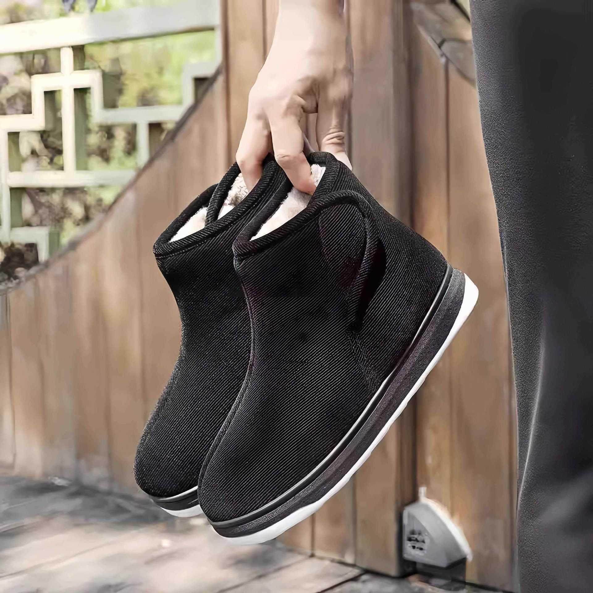 中老年人保暖棉拖鞋高包跟男女款厚底可外穿防滑爸爸妈妈居家棉鞋,淘宝优惠券,粉丝福利购,淘宝优惠卷