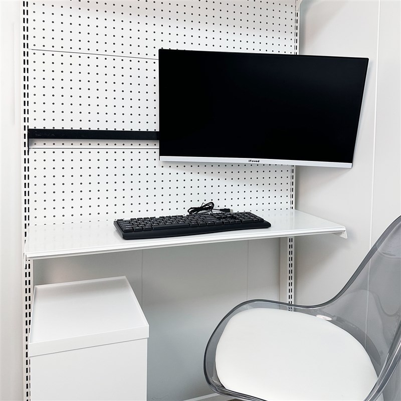 Monitor stand heightening table punch-free hole board accessories economical desktop stand arm black reinforced version