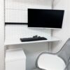 Monitor stand heightening table punch-free hole board accessories economical desktop stand arm black reinforced version