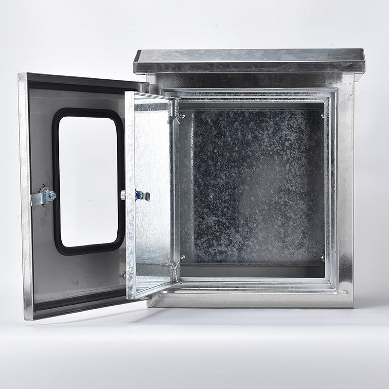 上齐户外201不锈钢配电箱304双层门防雨布线弱电防水控制箱基业箱 - 图2