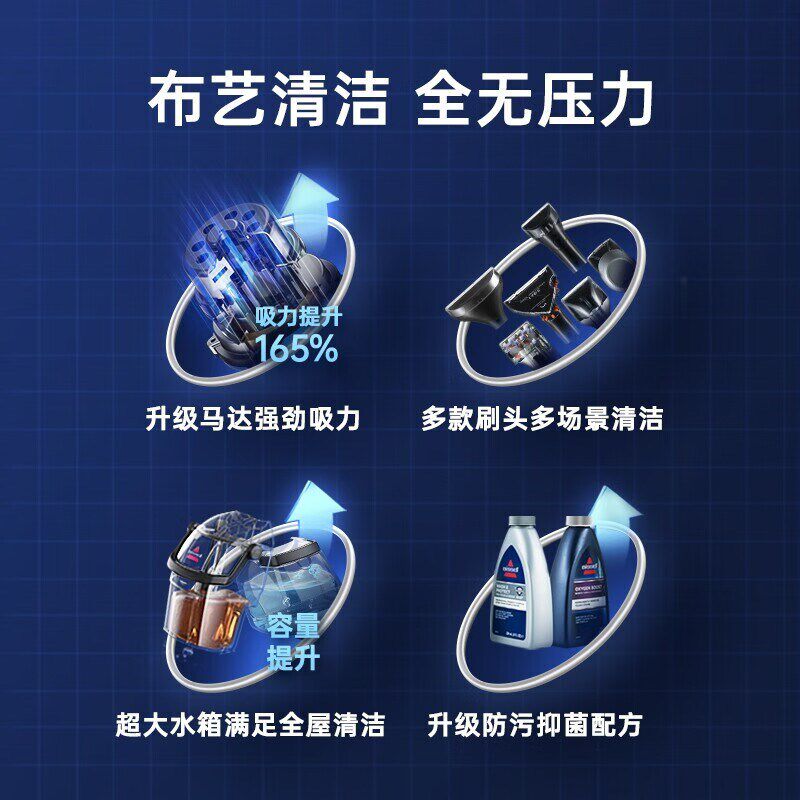 必胜布艺清洗机Z黑骑士0Z干湿分离清洁沙发地毯家用官翻机,淘宝优惠券,粉丝福利购,淘宝优惠卷