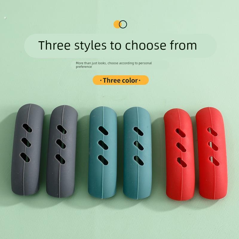 硅胶锅柄防烫套铁锅耳朵防烫把手多功能炒锅手柄套通用隔热锅耳套 - 图2