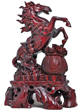 工艺品马摆件商务开业礼品办公室办公桌摆设品客厅室内家庭装饰品