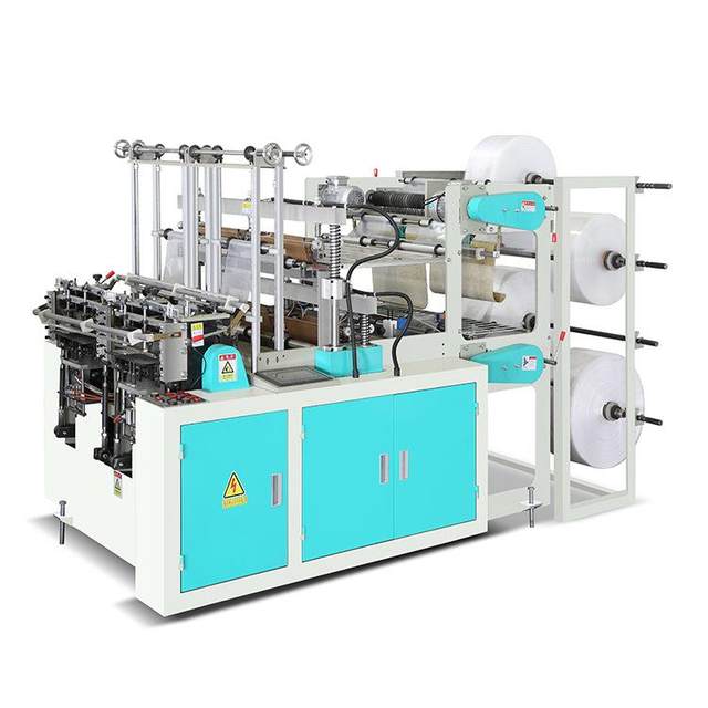 Computer heat sealing hot cutting bag making machine High-speed vest bag horse clip bag making machine Convenient bag making machine