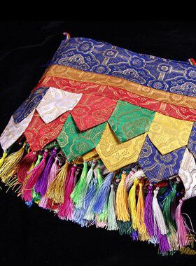 五色防撞壁贴普玛藏式帷幔八吉祥围幔防撞壁贴挂帘幢彩色桌面装饰