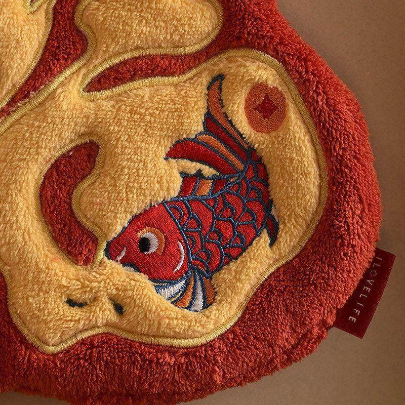 2026新年福字擦手巾挂式卫生间吸水加厚速干珊瑚绒春节擦手布毛巾,淘宝优惠券,粉丝福利购,淘宝优惠卷