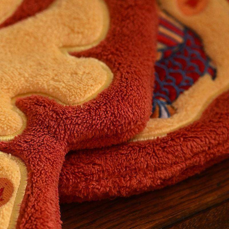 2026新年福字擦手巾挂式卫生间吸水加厚速干珊瑚绒春节擦手布毛巾,淘宝优惠券,粉丝福利购,淘宝优惠卷