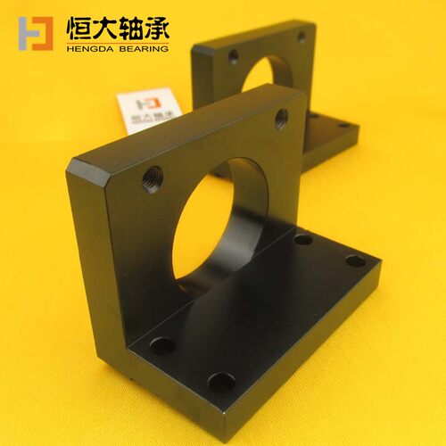 57电机支架 电机固定座电机架配bk12ek12中心高25mm 57步进电机座 - 图0