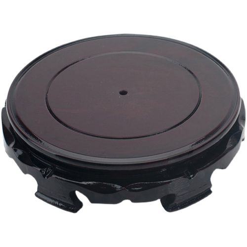 圆形木质底座陶瓷器花瓶花盆鱼缸酒坛奇石托架工艺品装饰摆件底托 - 图3