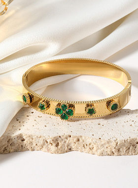 四叶花万花筒梵家手镯