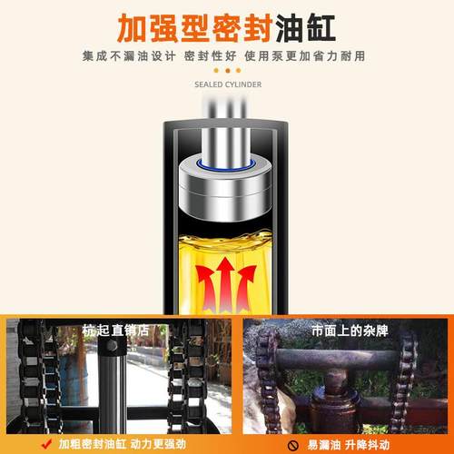 手动液压堆垛车升高车手动货物装卸搬运升高推高车升降叉车 - 图1