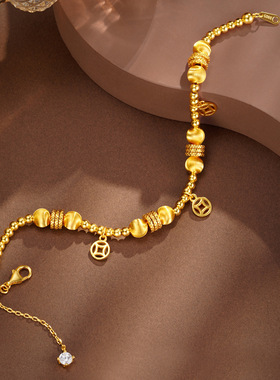 猫眼盘缠手链女生马年本命年