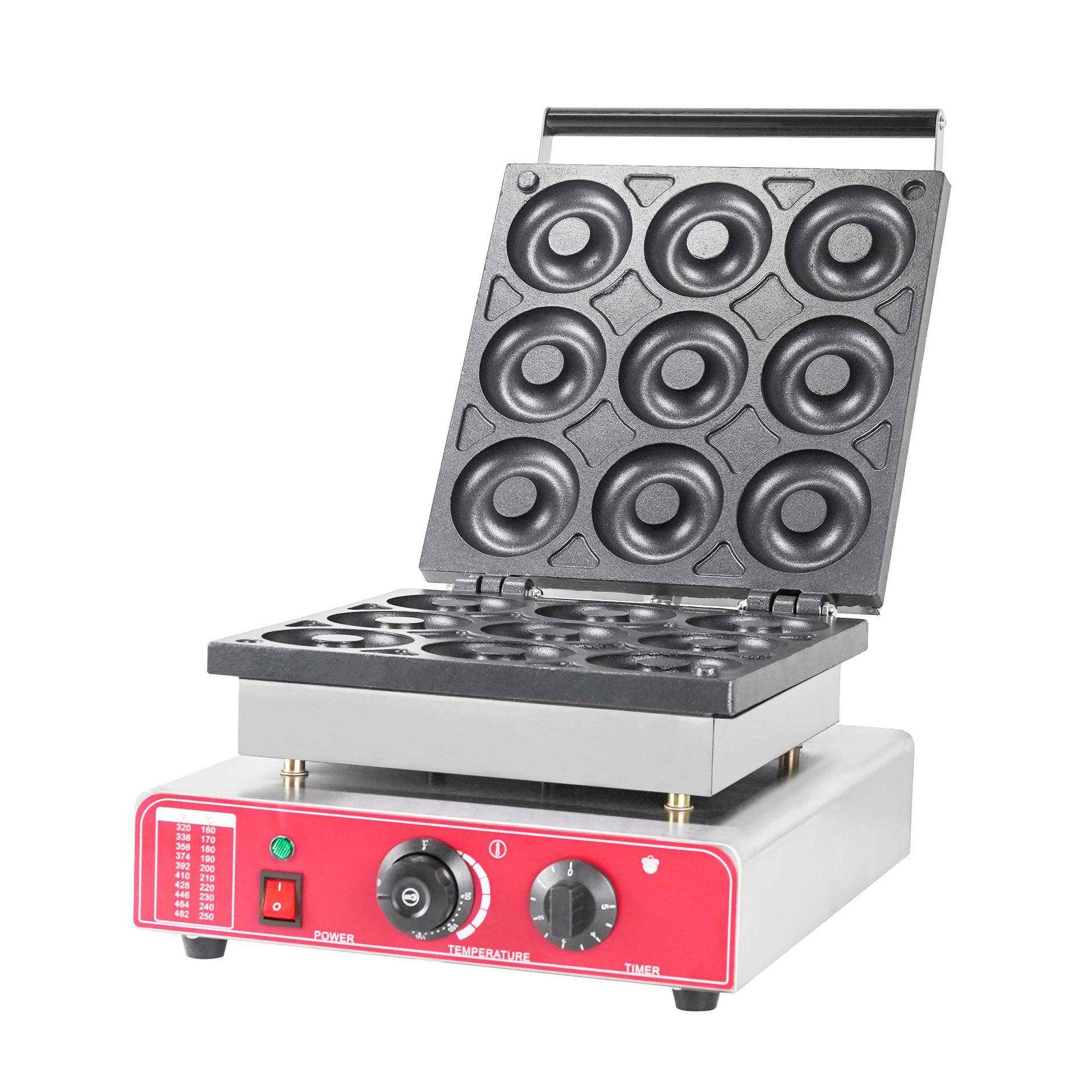 胜华商用九格甜甜圈机器电热圆圆饼香酥饼机小吃设备厂家,淘宝优惠券,粉丝福利购,淘宝优惠卷