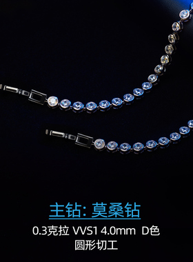 100%莫桑钻，假一赔十！