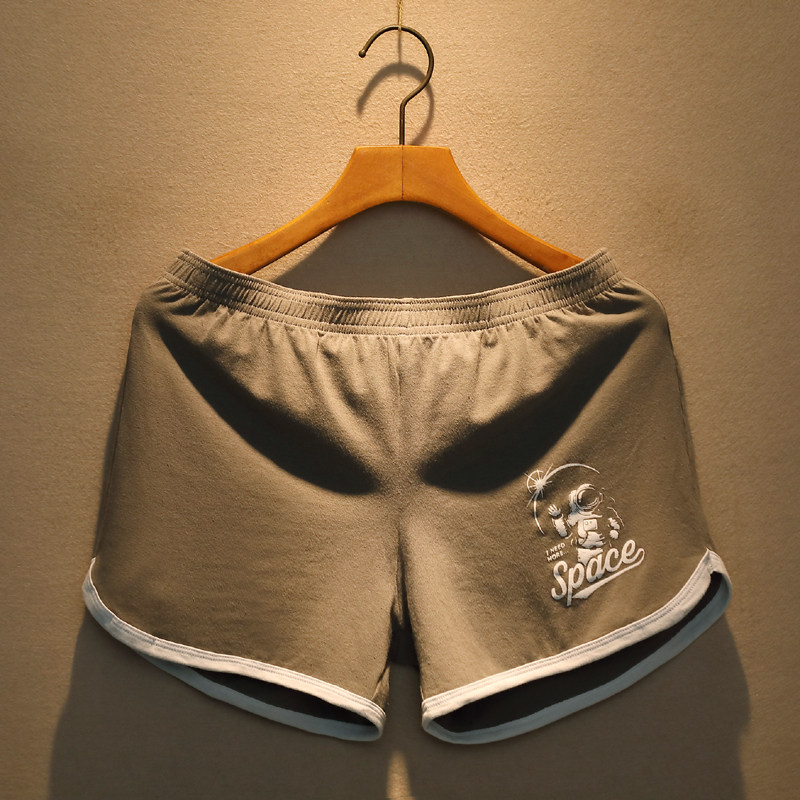 2条纯棉男士内裤平角裤宽松阿罗裤青年舒适男生四角裤家居短裤头,淘宝优惠券,粉丝福利购,淘宝优惠卷