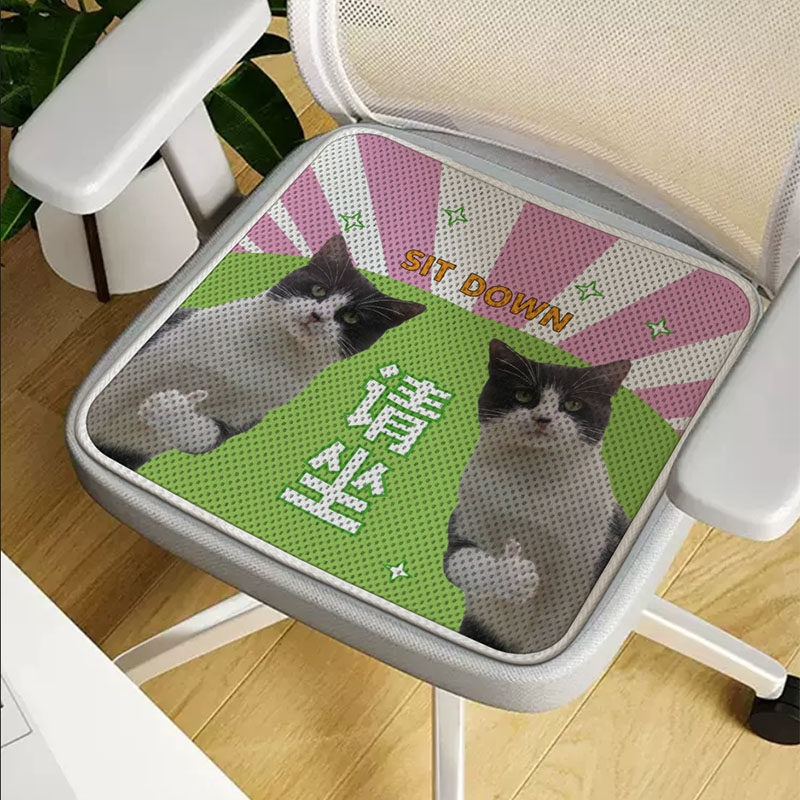 夏季冰凉坐垫屁股j垫椅子垫办公室久坐蜂窝透气凳子垫汽车座防滑,淘宝优惠券,粉丝福利购,淘宝优惠卷