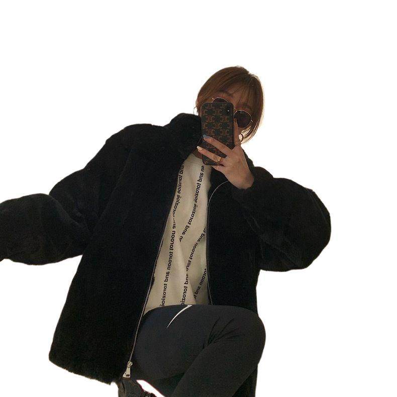 2025年冬季新款仿獭兔毛皮草毛毛外套女小香风气质立领加厚大衣,淘宝优惠券,粉丝福利购,淘宝优惠卷