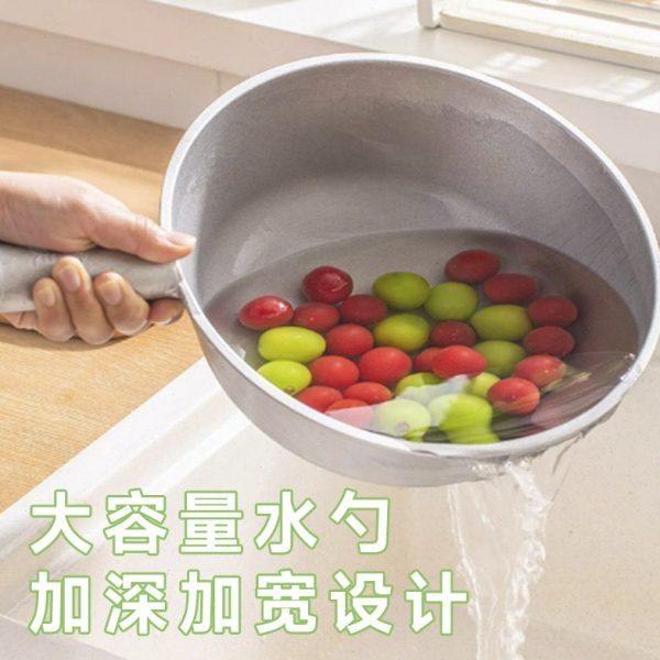 一体成型加厚老式铝水瓢家用舀水勺子厨房耐高温水漂长柄打水勺瓢,淘宝优惠券,粉丝福利购,淘宝优惠卷