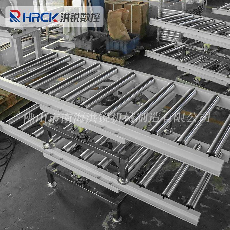 旋转无动力滚筒输送辊台04不锈钢输送机手推无动力辊台输送机 - 图2