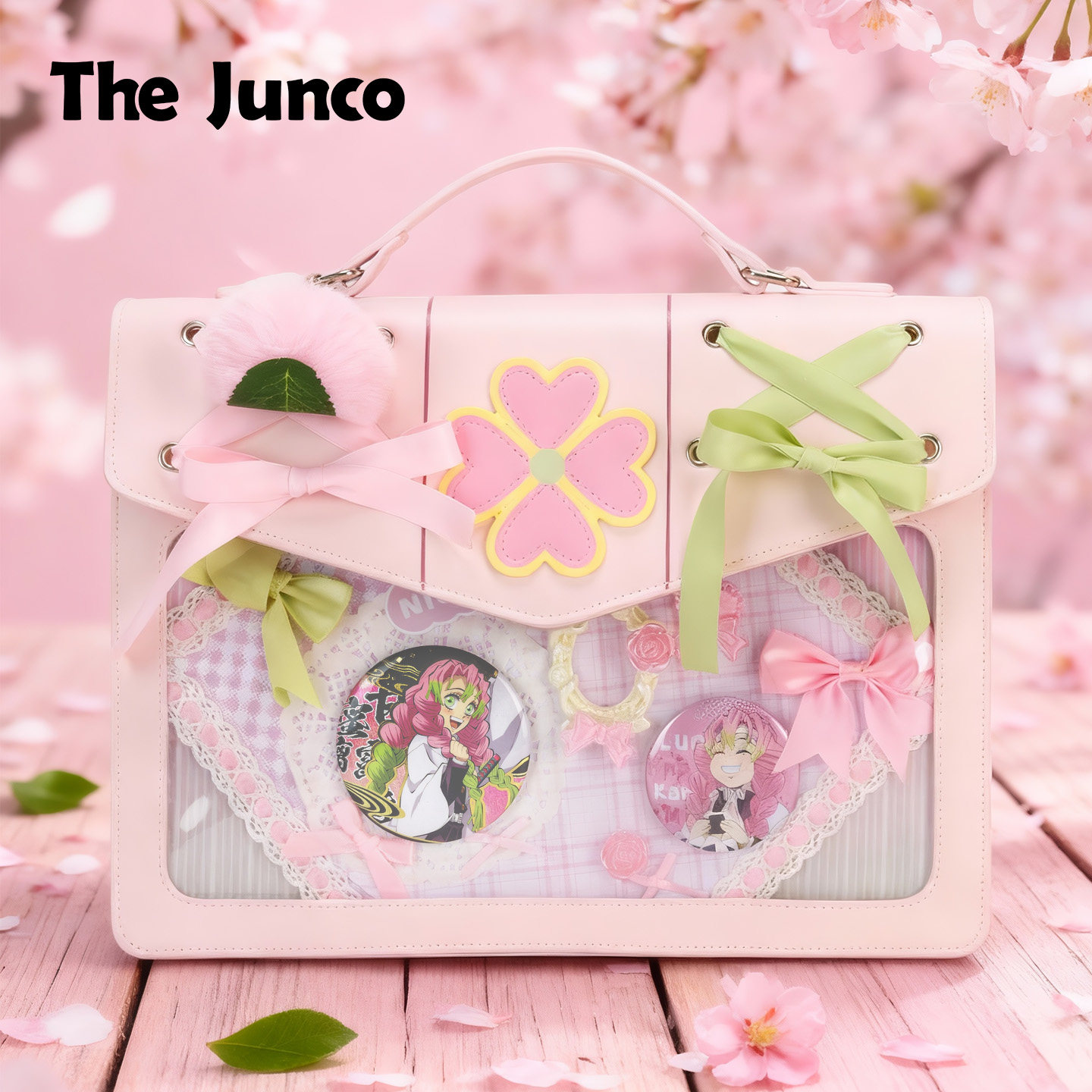 官方原创鬼灭之刃周边痛包甘露寺蜜璃新款高级托特包女大容量包包,淘宝优惠券,粉丝福利购,淘宝优惠卷