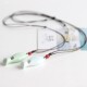 Colorful fish ceramic small fish whistle cute cartoon whistle can blow necklace pendant