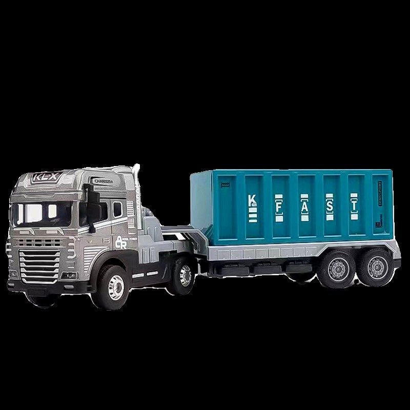 儿童合金大货车男孩运输卡车玩具宝宝声光工程拖车翻斗油罐半挂车,淘宝优惠券,粉丝福利购,淘宝优惠卷