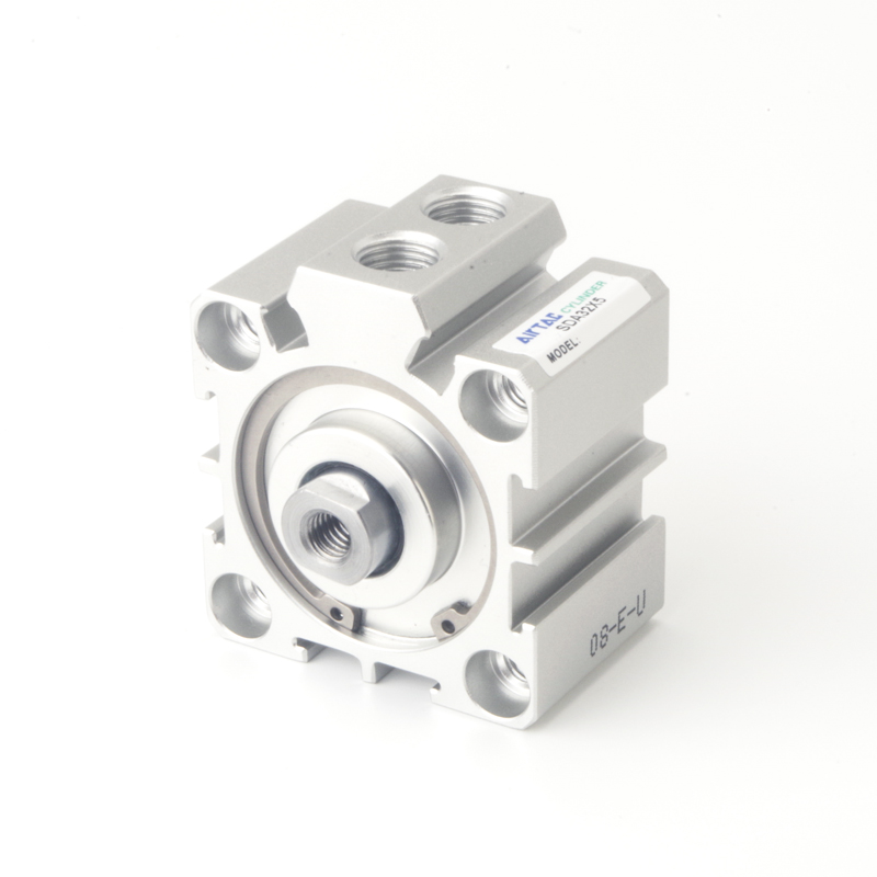 原装亚德客薄型气缸SDA32X10X20X25X30X45X50X60X75X80X100不带磁 - 图1