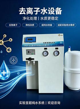 30L/H生物实验室超纯水机小型纯度去离子水设备水质检测纯水机
