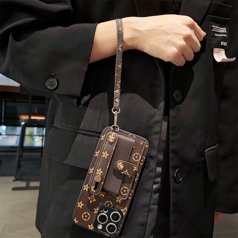 适用vivoV27e手机壳V27Pro腕带V25e手绳V23e插卡套V21s支架V21e卡夹V21零钱包V25小众V23时尚防摔创意保护套 - 图2