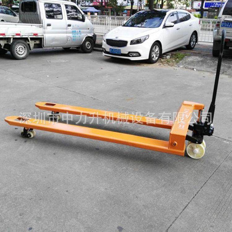 吨1.8/2.5米加长手动搬运车叉车液压托盘叉车手动液压车,淘宝优惠券,粉丝福利购,淘宝优惠卷