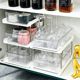 New transparent double-layer drawer cabinet seasoning bottle cup storage student dormitory desktop skin care products storage rack