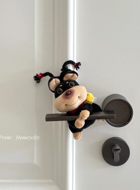 【门把手搭子】蜜蜂小狗卧室门把手装饰家居摆件可爱门把保护套AI