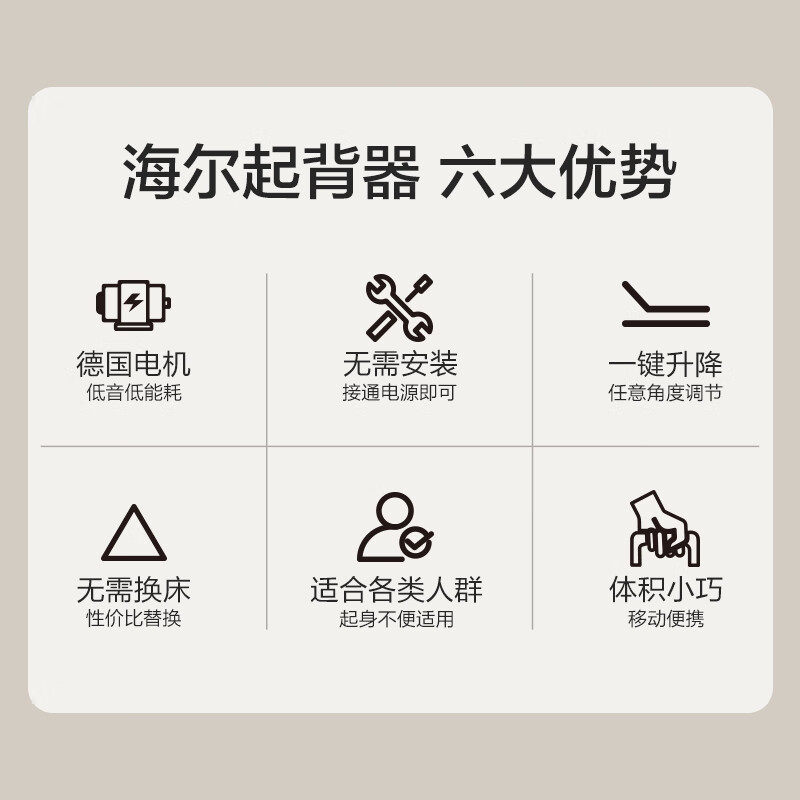 海尔CP03电动护理起背器辅助起背抬腿免安装电动款HJU0-CP03H00,淘宝优惠券,粉丝福利购,淘宝优惠卷