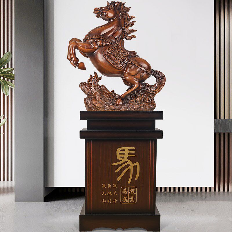 落地如意马摆件落地摆件饭店酒店开业门厅大堂装饰品摆放开业礼品 - 图1