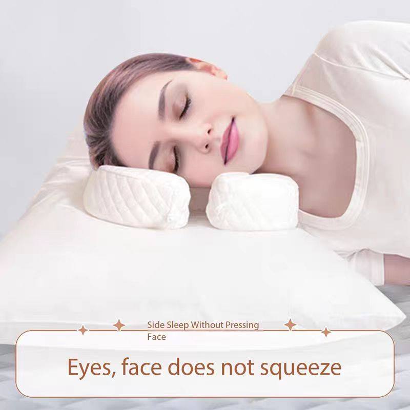 侧睡枕头防法令纹防皱纹不压脸和耳朵神器 护颈专用蝴蝶双c美容枕,淘宝优惠券,粉丝福利购,淘宝优惠卷