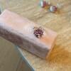 Sweet pink jelly pudding cake ring for women