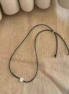 许我耀眼许妍赵露思同款玫瑰项链