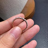 Absolutely beautiful~golden ice transparent egg ring for women