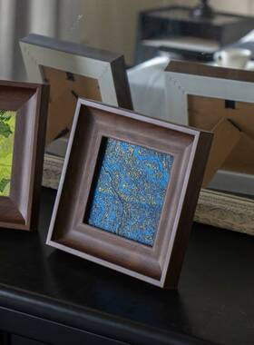 山白手作|中古风客厅茶几装饰画 画挂画 画饭厅卧室玄关法式刺绣