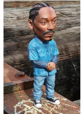 人物模型设计装饰信仰家居摆件树脂说唱演说家纹身师装饰摆件生日