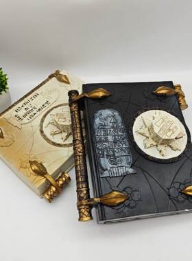 跨境新品木乃伊死亡之书book of the dead树脂工艺品摆件魔法书本