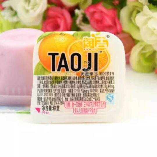 Taoji yogurt jelly cantaloupe peach strawberry pulp jelly children's snacks