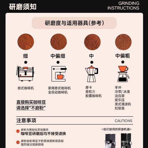 「深烘无酸牛奶公园」公路咖啡烘焙意式拼配现磨精品咖啡豆可磨粉 - 图0