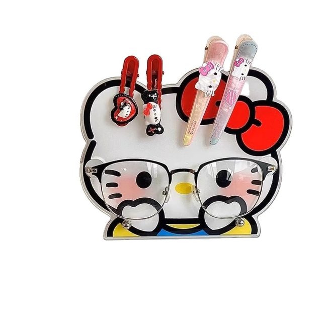 Cute girl glasses frame acrylic display frame niche hairpin storage artifact desktop ornament decoration stand